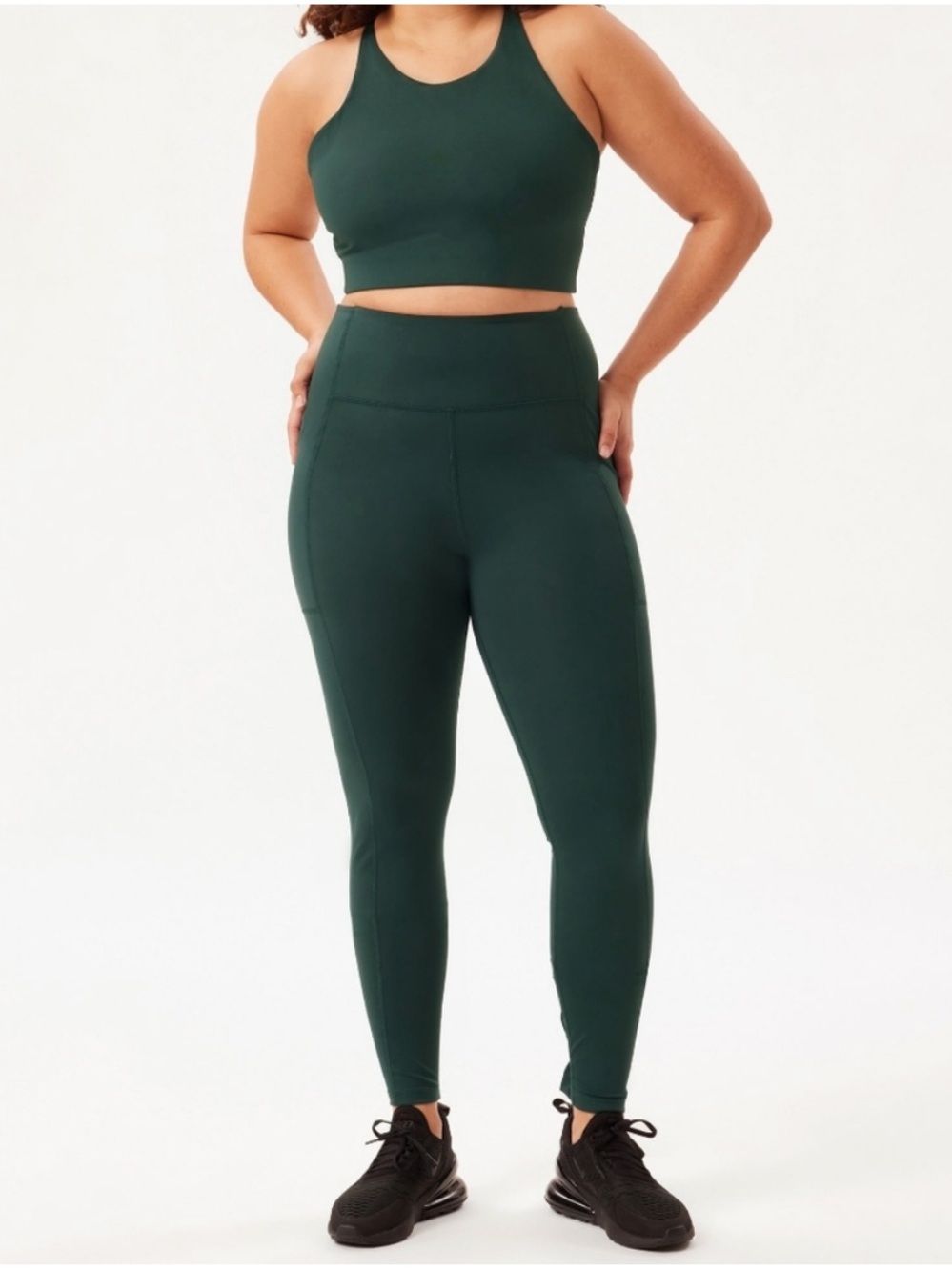 girlfriend collective Forest Green High-Rise Leggings